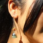 Gulmohar 92.5 Sterling Silver Jhumka
