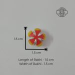 size details of gulmohar rakhi