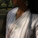 Vivid Blossoms 92.5 Sterling Silver Long Neckpiece